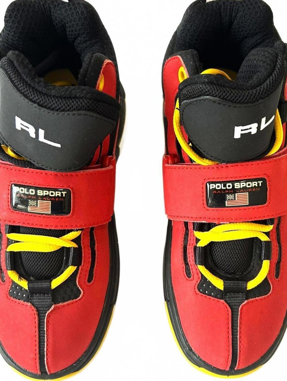 Polo Sport Ralph Lauren PS100 SK HTL "Red / Black" Youth / Men's 6 | NEW